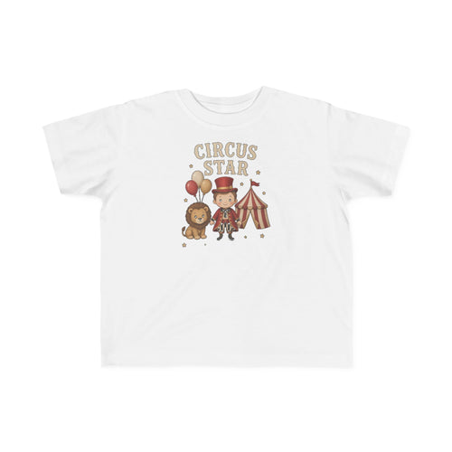 No ShopCo Circus Star toddler T-shirt with vintage-style circus graphic