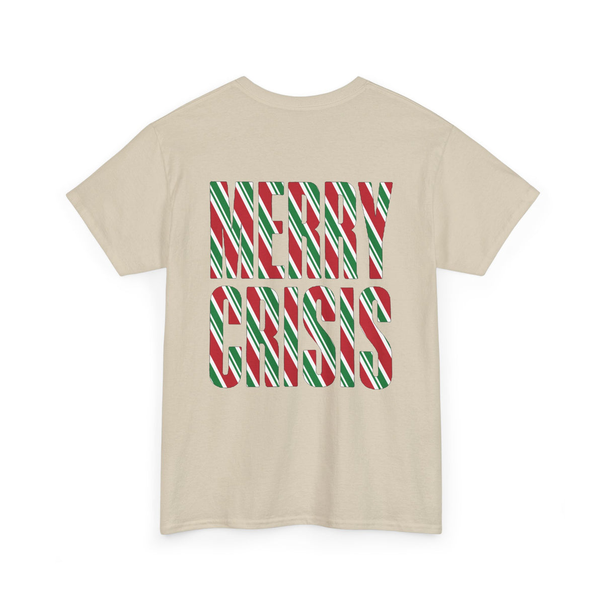 No ShopCo Merry Crisis T-shirt, tricolor, red logo – photo 14