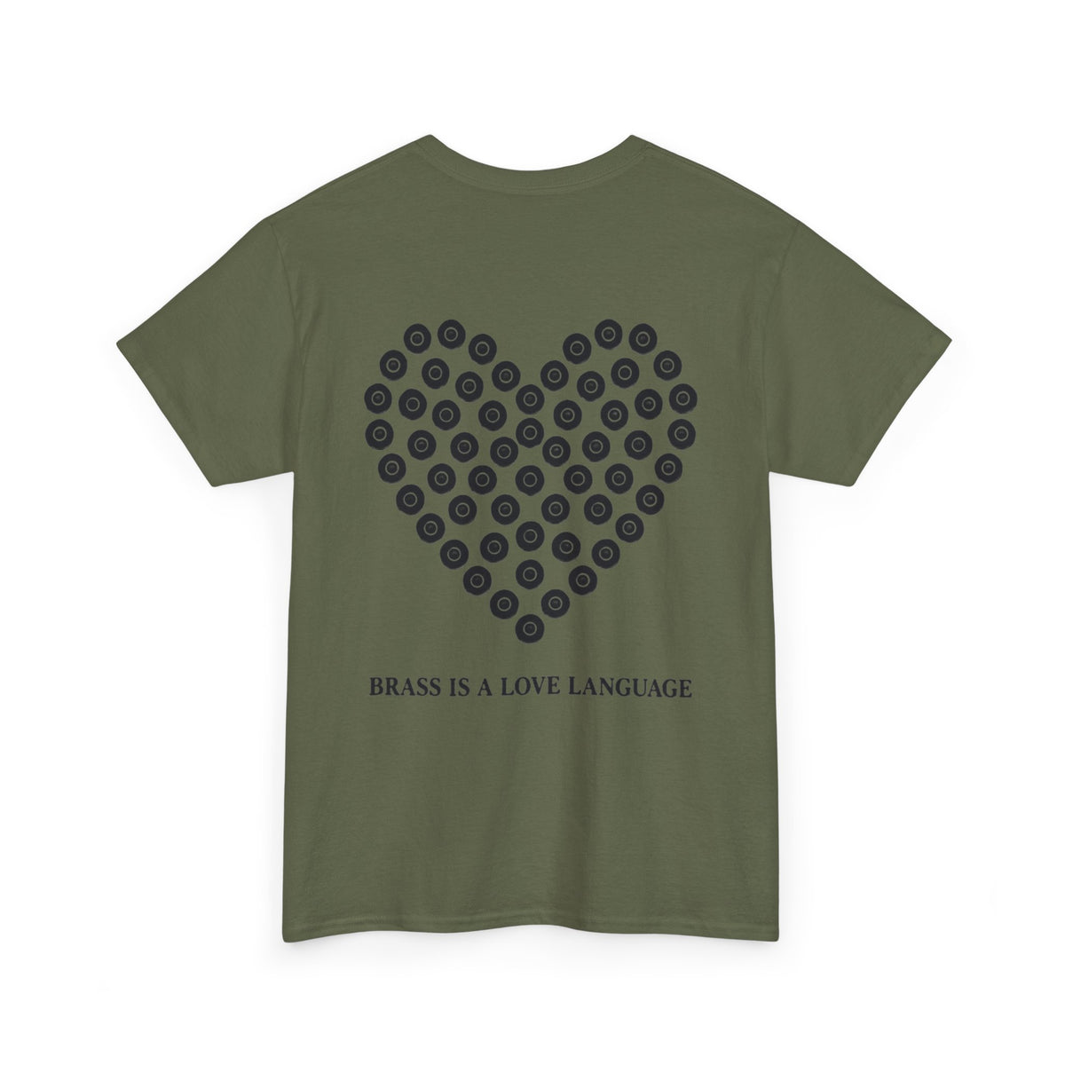 No ShopCo Brass Is A Love Language T-shirt, black back graphic – photo 5