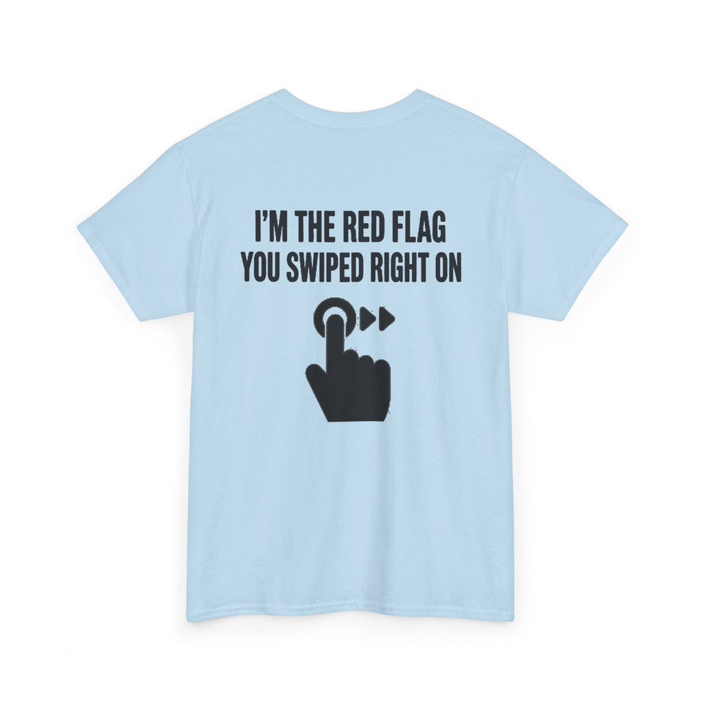 No ShopCo Red Flag T-shirt, black graphic – photo 14