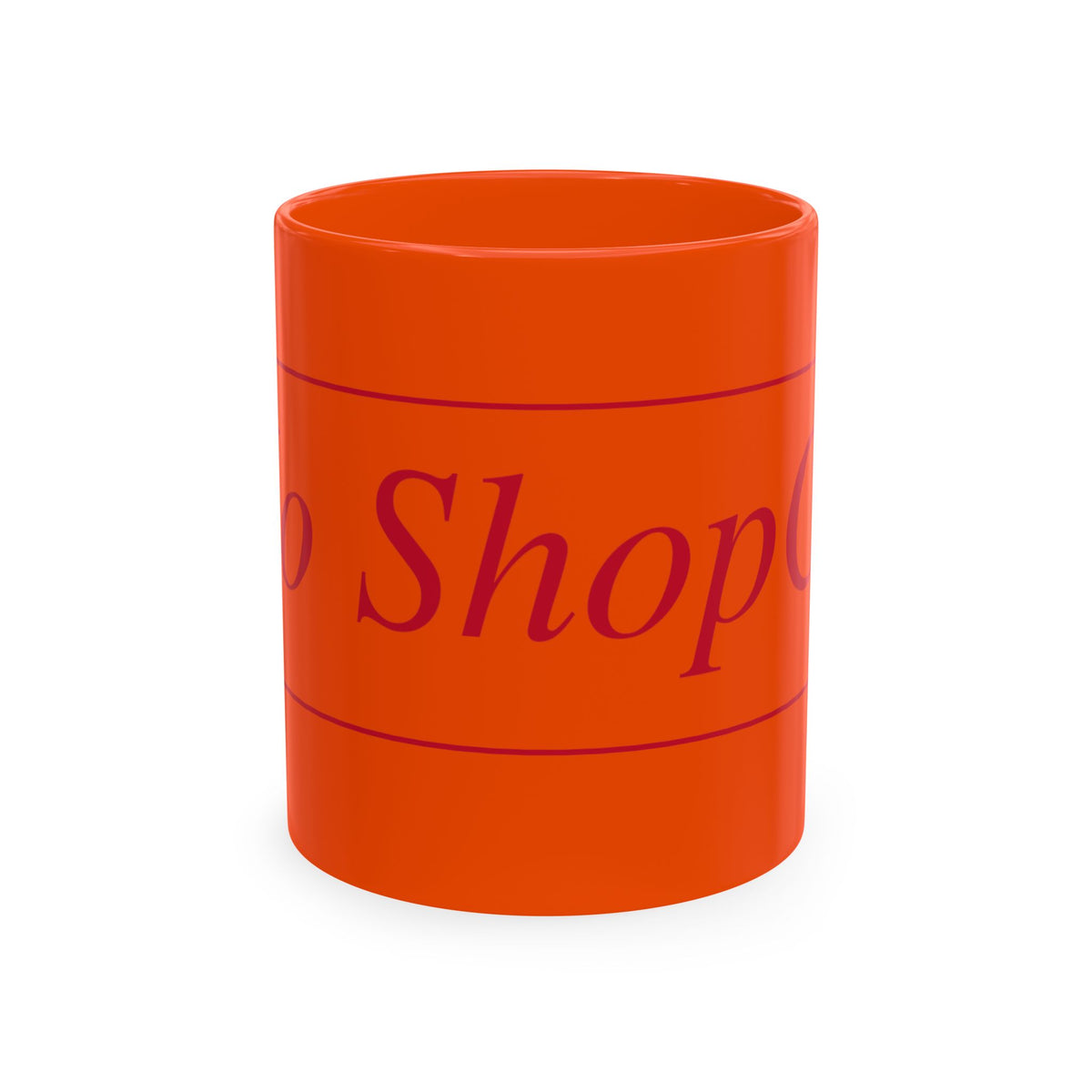 No ShopCo Logo 11oz mug, red logo – photo 10