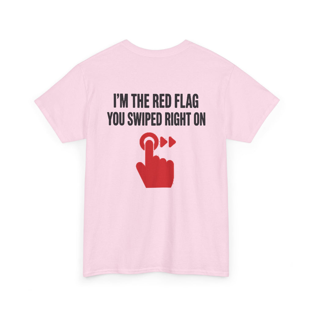No ShopCo Red Flag T-shirt, black logo – photo 12