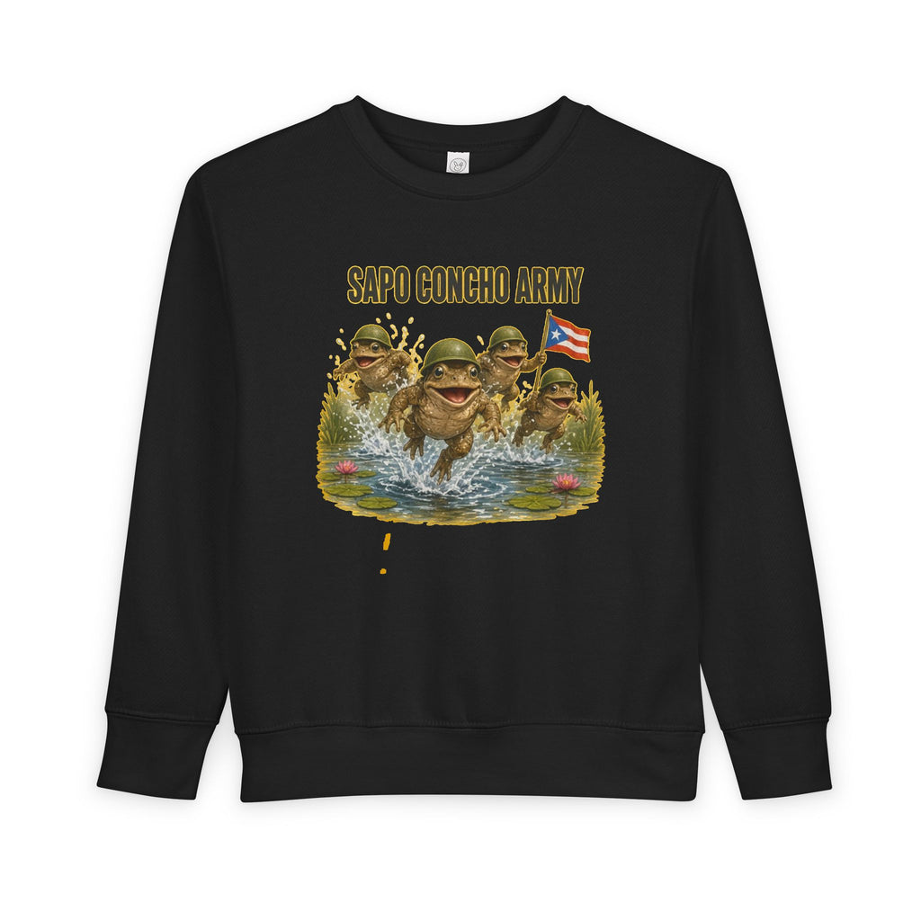 No ShopCo Sapo Concho Army toddler sweatshirt – photo 3
