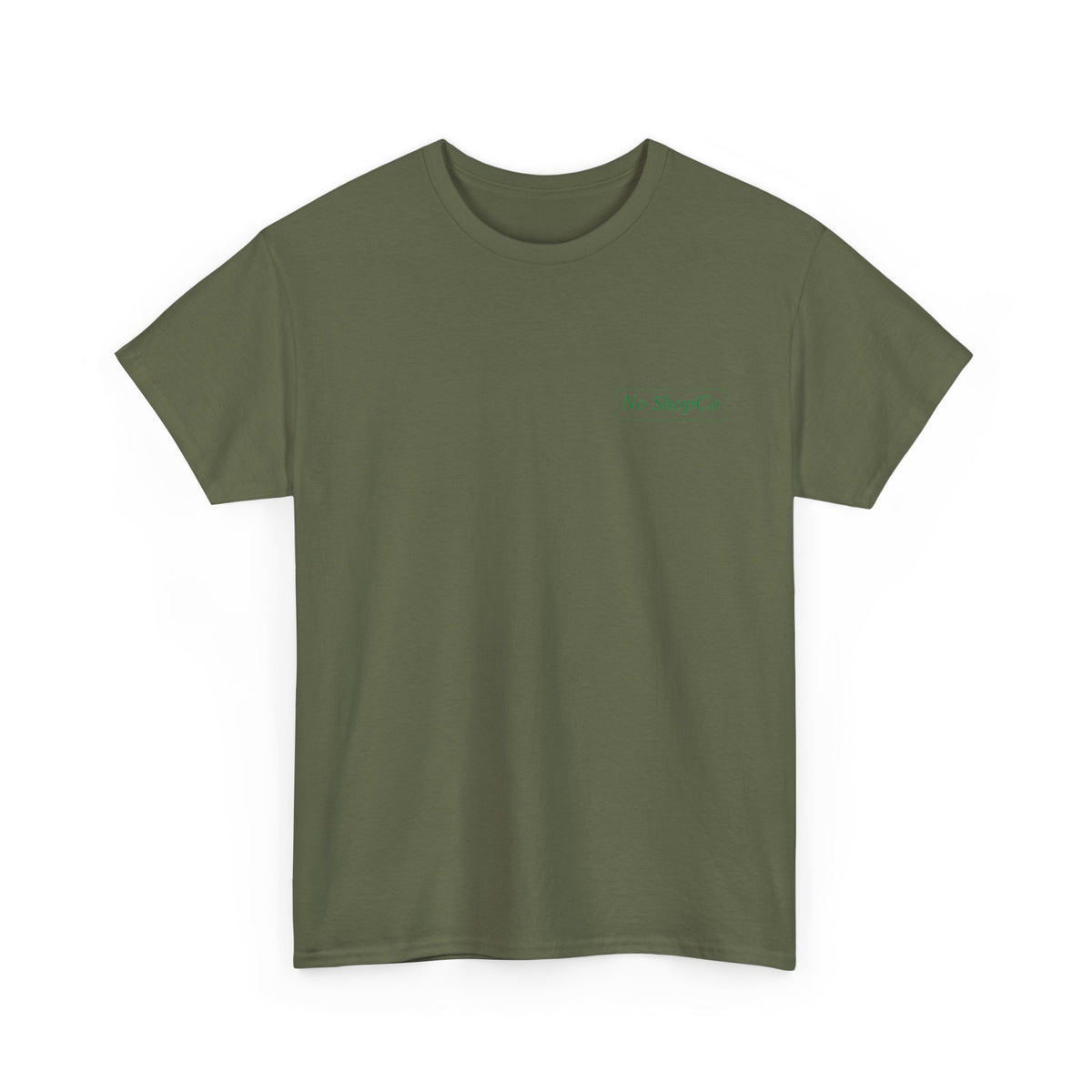 No ShopCo Merry Crisis T-shirt, red & green, green logo – photo 4