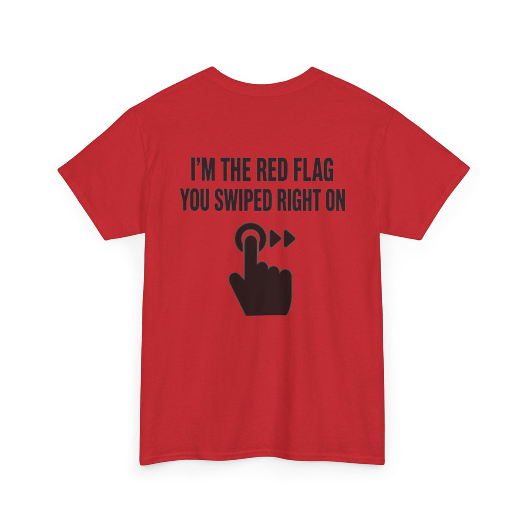 No ShopCo Red Flag T-shirt, black graphic – photo 13