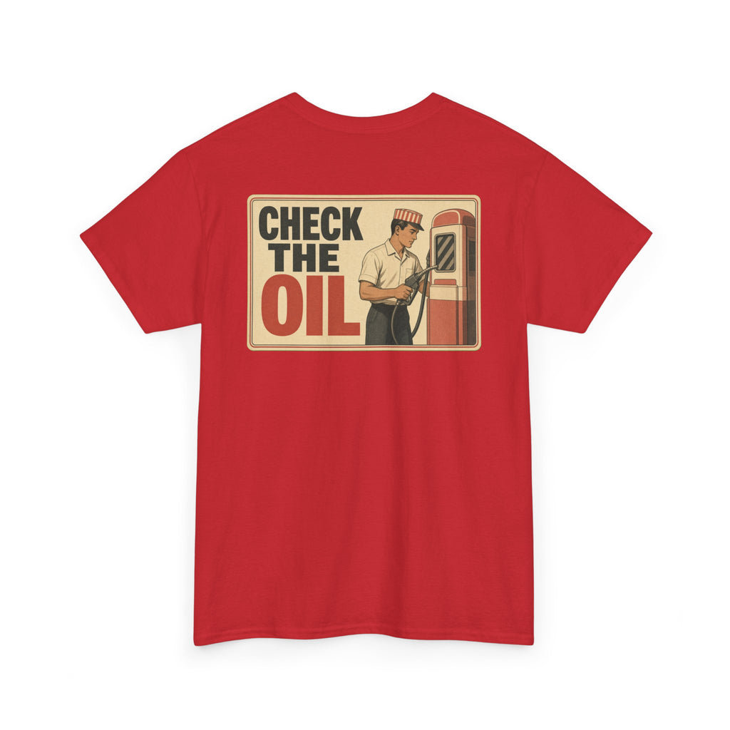 No ShopCo Check The Oil retro automotive T-shirt – photo 15
