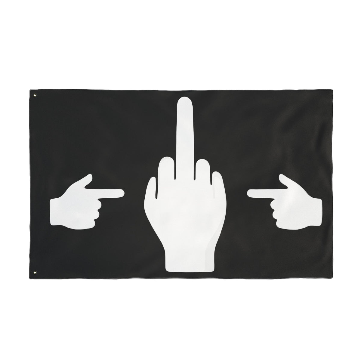 No ShopCo Pointer Finger double-sided 3 x 5 ft flag