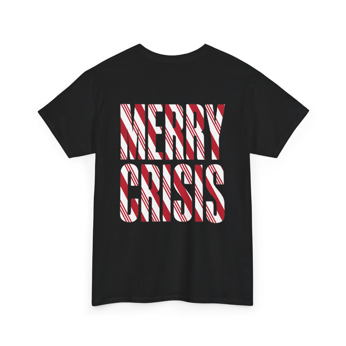 No ShopCo Merry Crisis T-shirt, red & white – photo 2