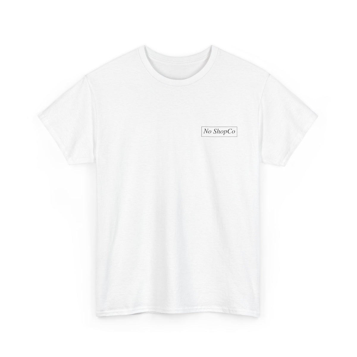 No ShopCo Red Flag T-shirt, black logo – photo 8