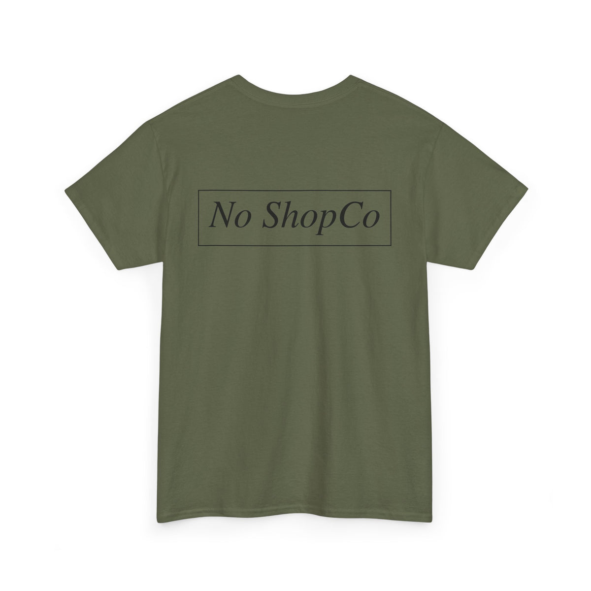 No ShopCo Logo T-shirt with black left-chest and upper-back wordmarks