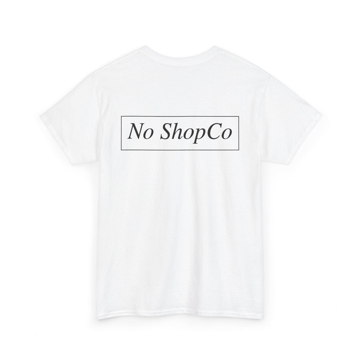 No ShopCo Logo T-shirt with black chest and back wordmarks – view 14