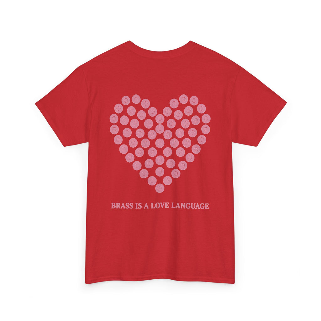 No ShopCo Brass Is A Love Language T-shirt, pink – photo 21