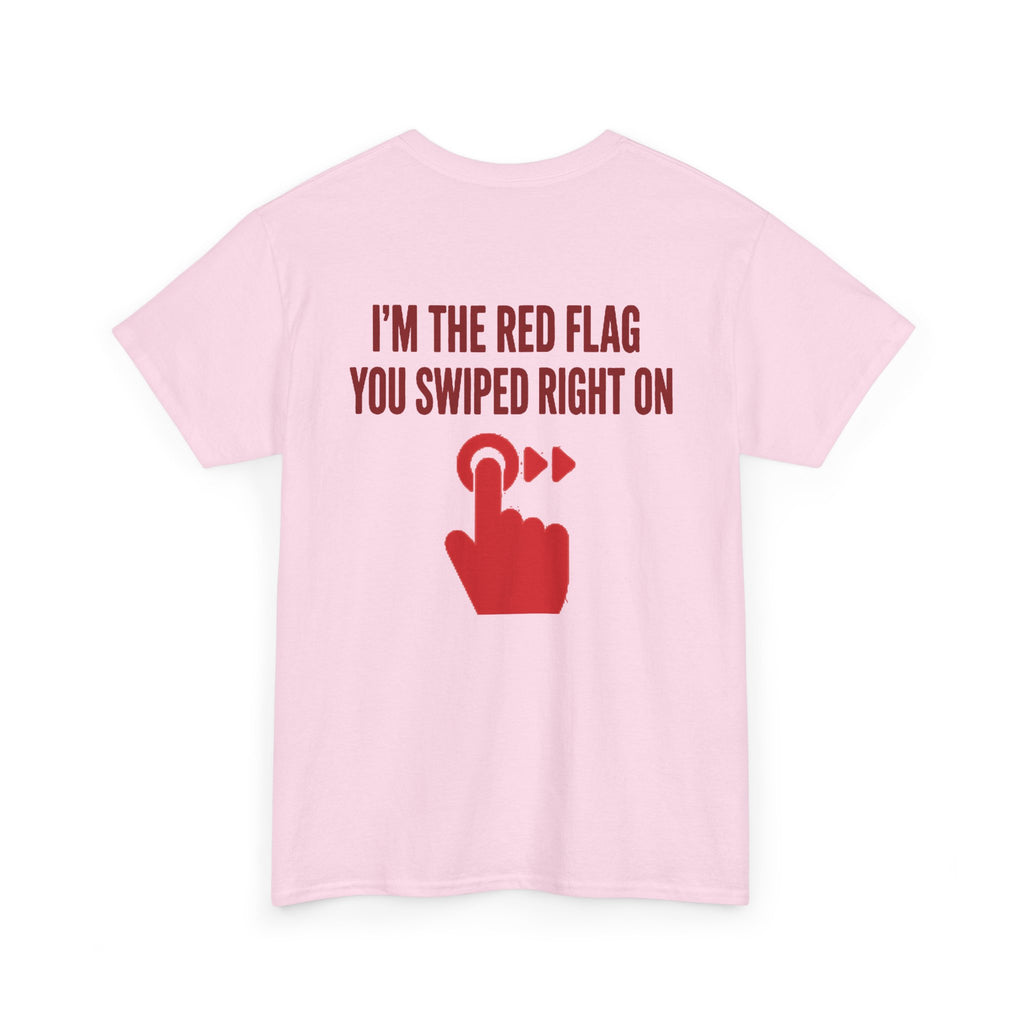 No ShopCo Red Flag T-shirt, red graphic – photo 13