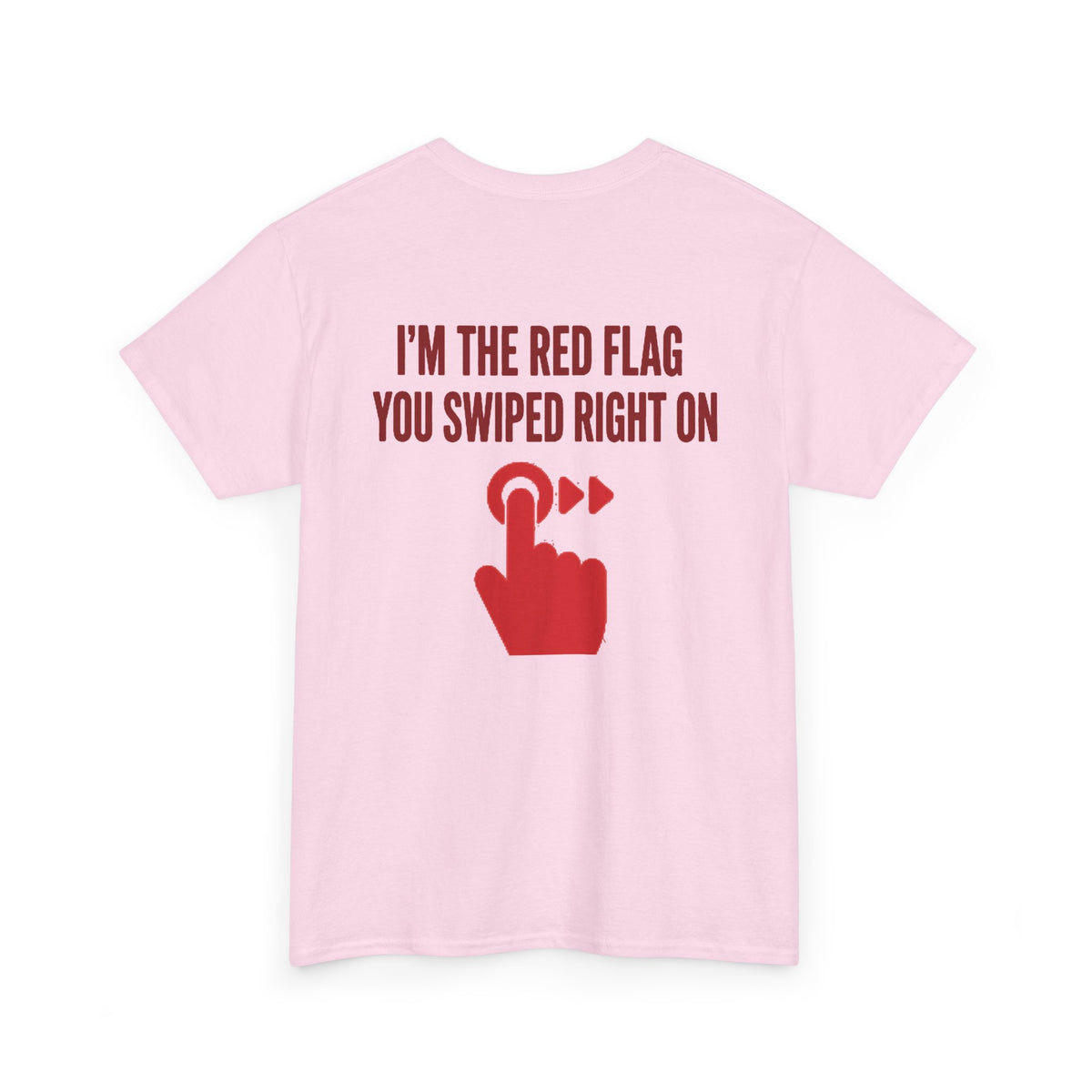 No ShopCo Red Flag T-shirt, red graphic – photo 13