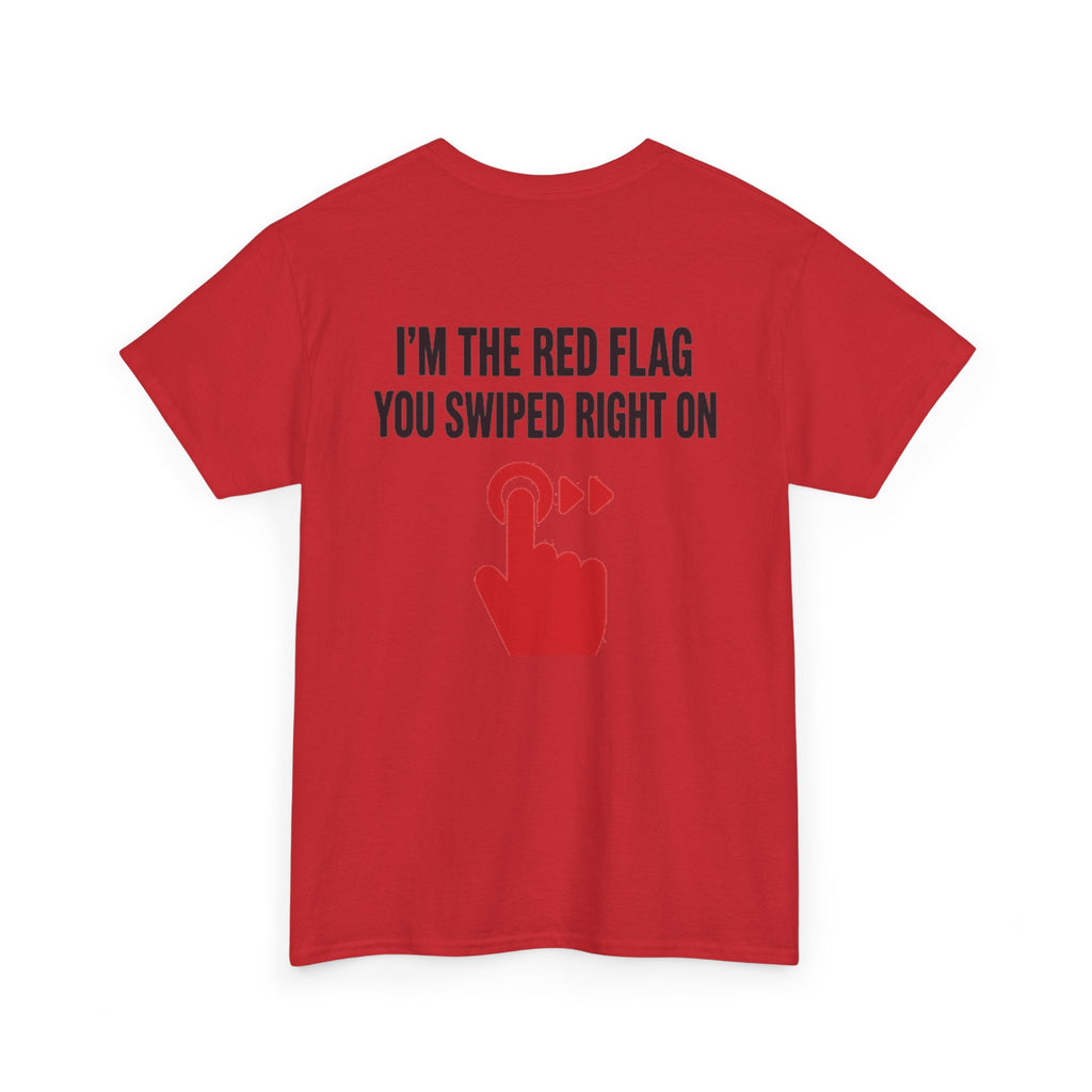 No ShopCo Red Flag T-shirt, black logo – photo 13