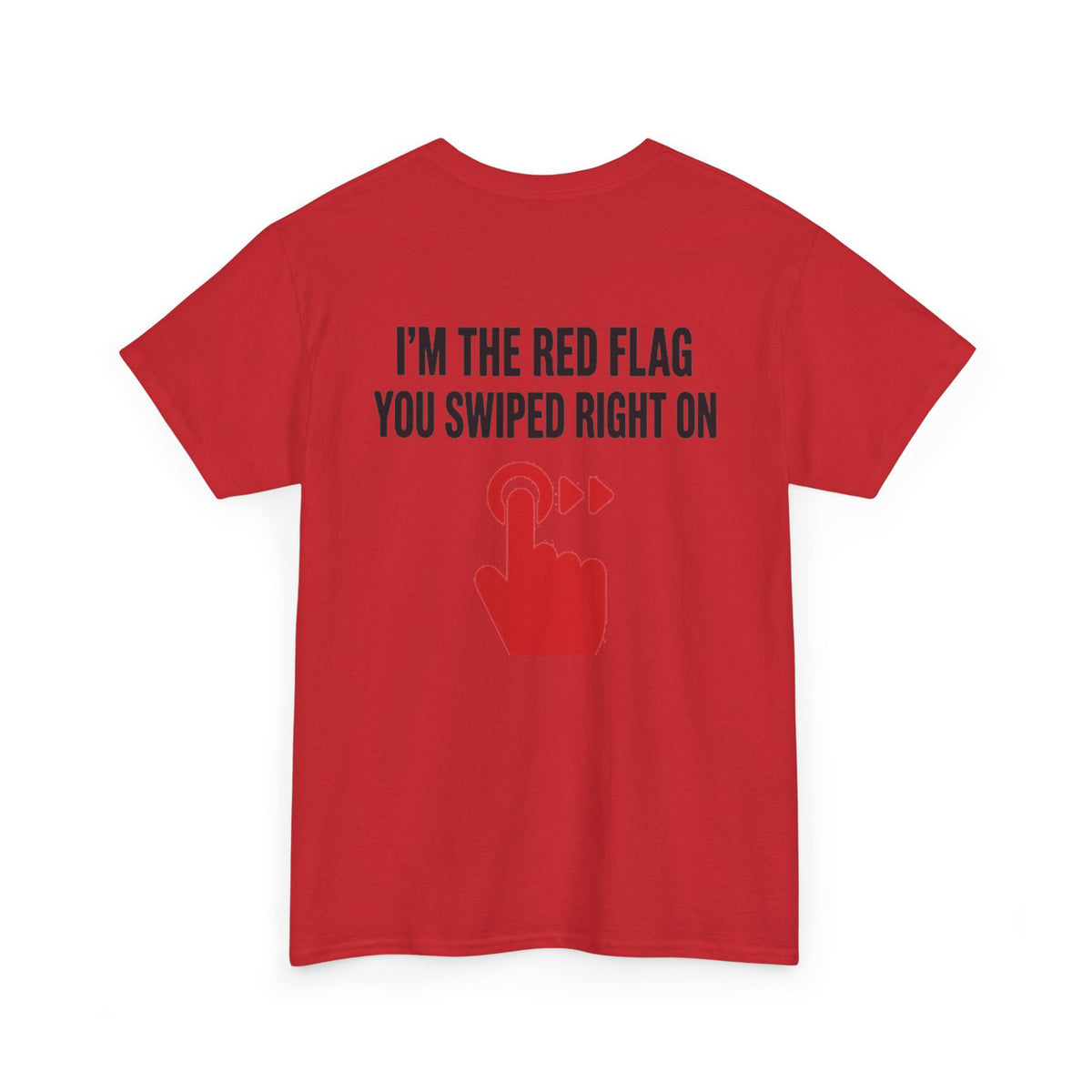 No ShopCo Red Flag T-shirt, black logo – photo 13