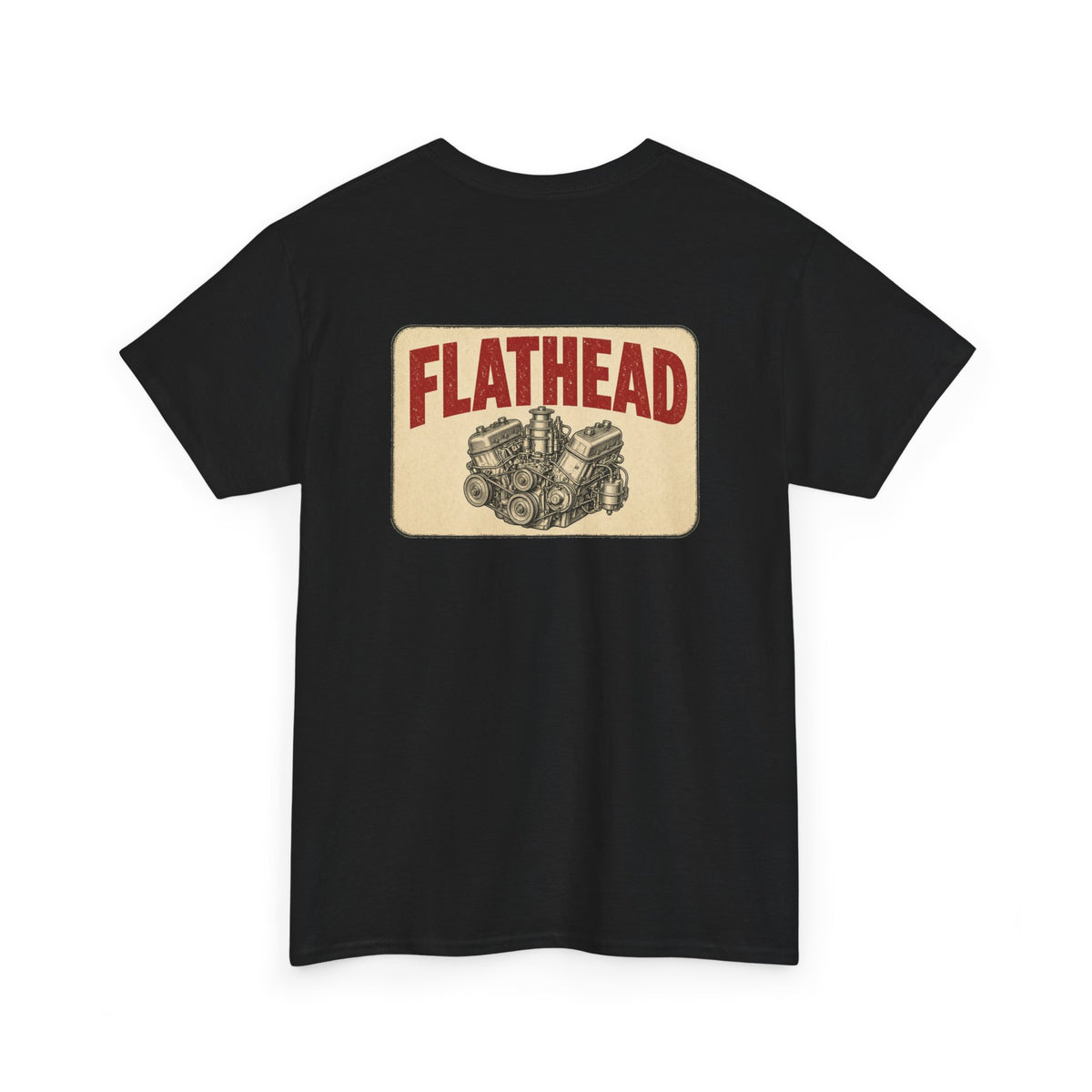 No ShopCo Flathead T-shirt, red logo – photo 18