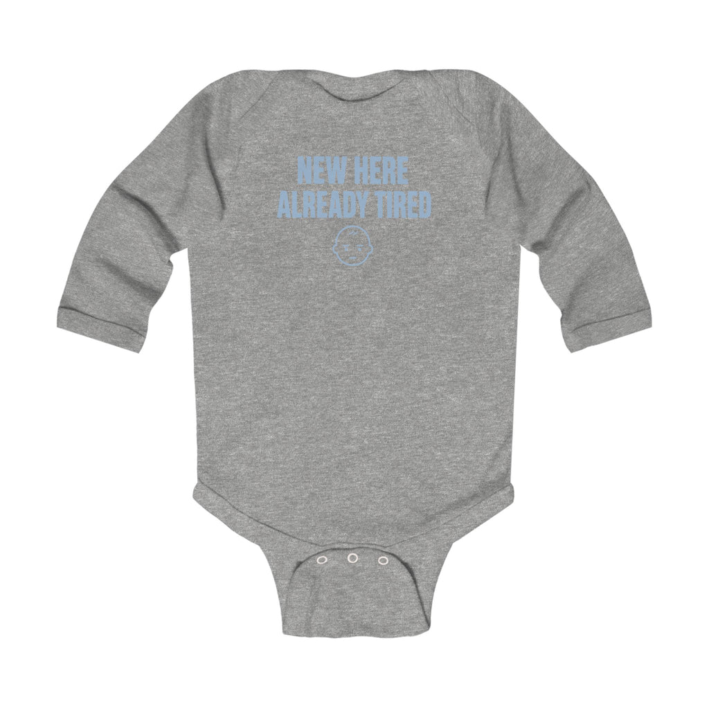 No ShopCo New Here Already Tired bodysuit, blue – photo 4