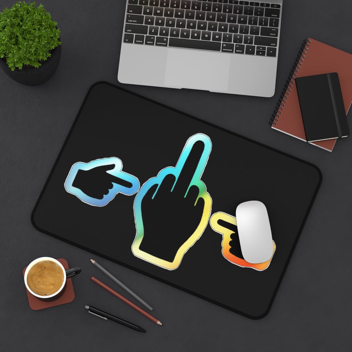 No ShopCo Pointer Finger hologram desk mat – photo 5