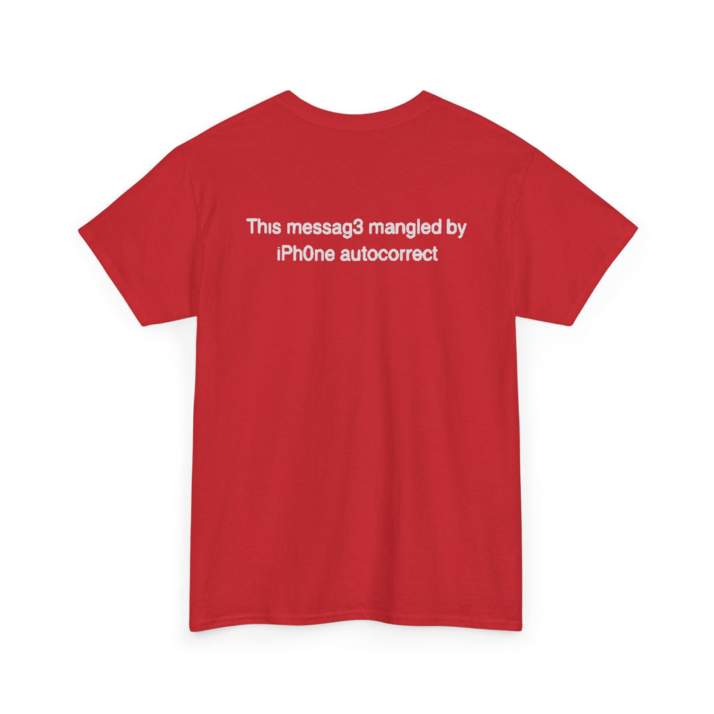No ShopCo Autocorrect Humor T-shirt, white graphic – photo 13