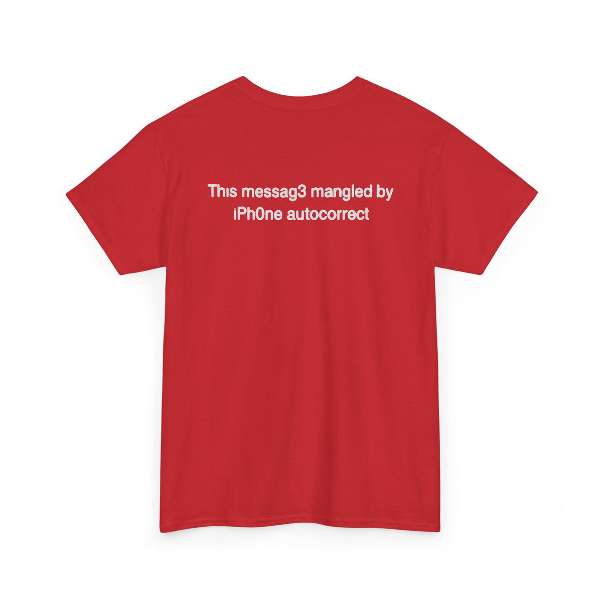 No ShopCo Autocorrect Humor T-shirt, white graphic – photo 13