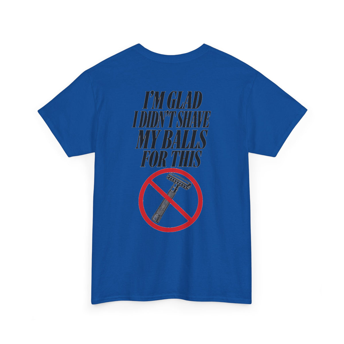 No ShopCo I'm Glad I Didn't Shave T-shirt, black graphic – photo 9