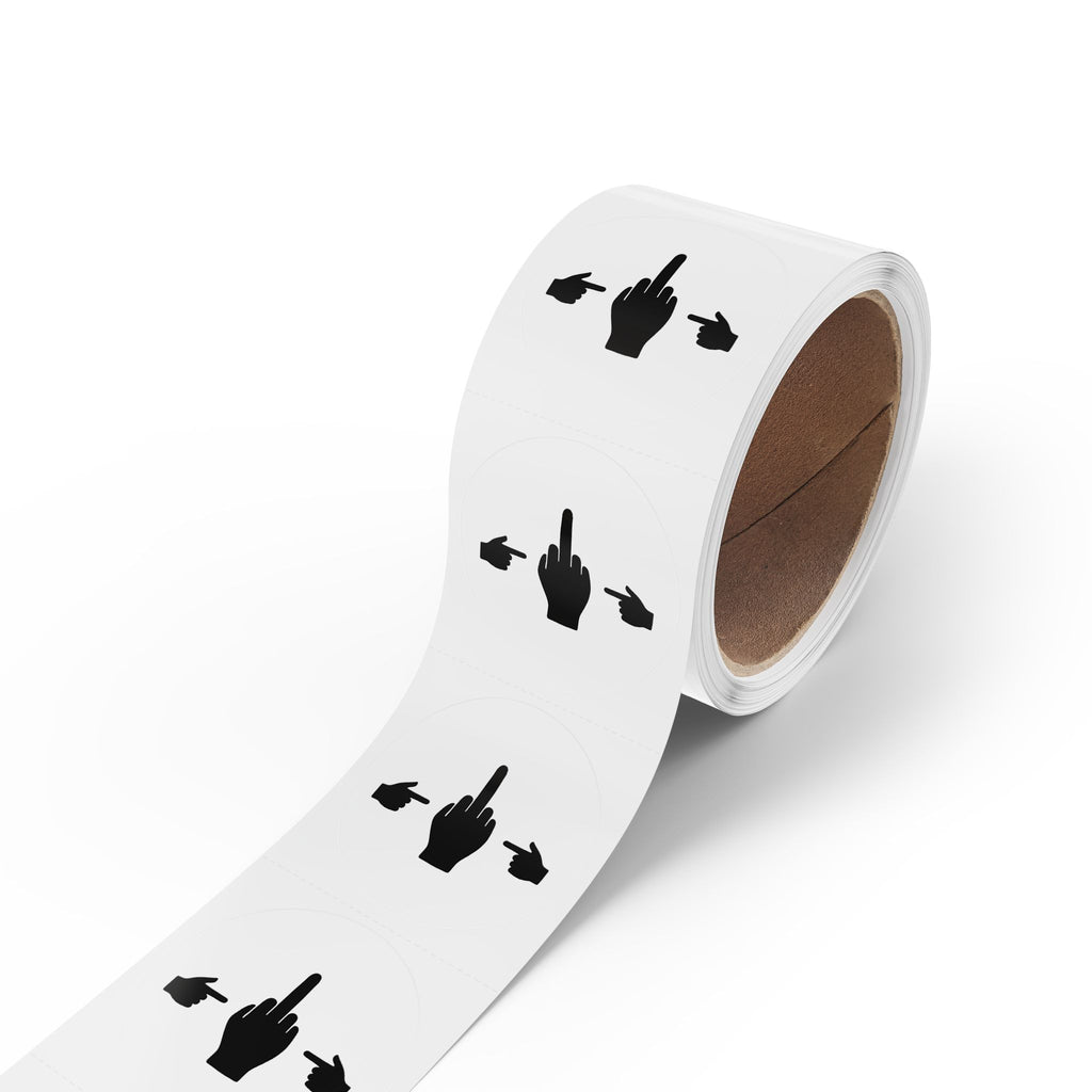No ShopCo Pointer Finger round sticker roll – photo 16