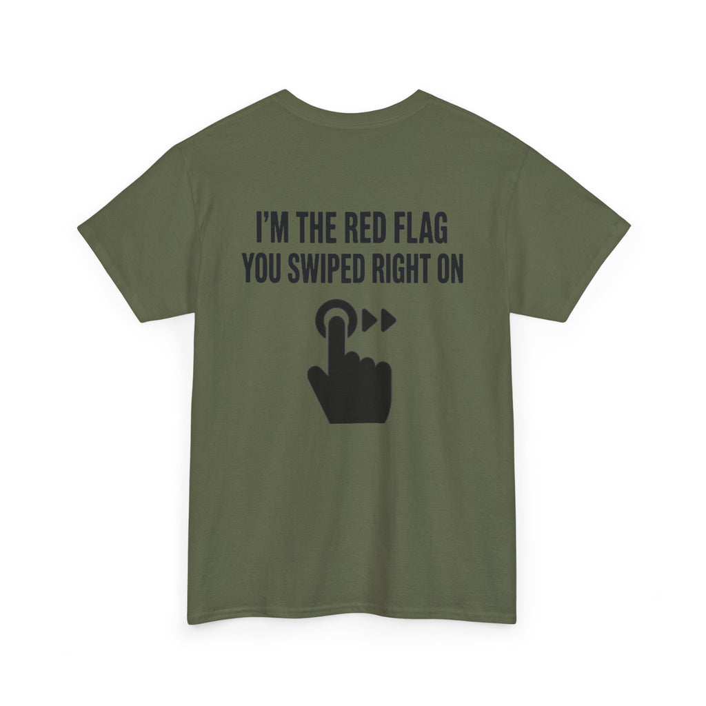 No ShopCo Red Flag T-shirt, black graphic – photo 10