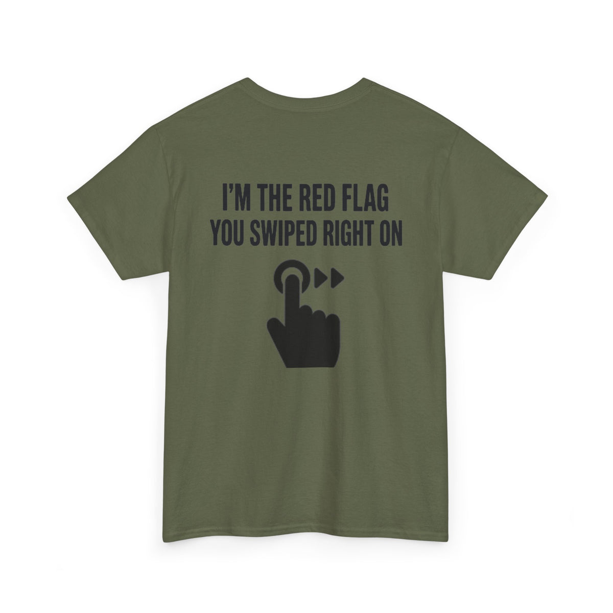No ShopCo Red Flag T-shirt, black graphic – photo 10