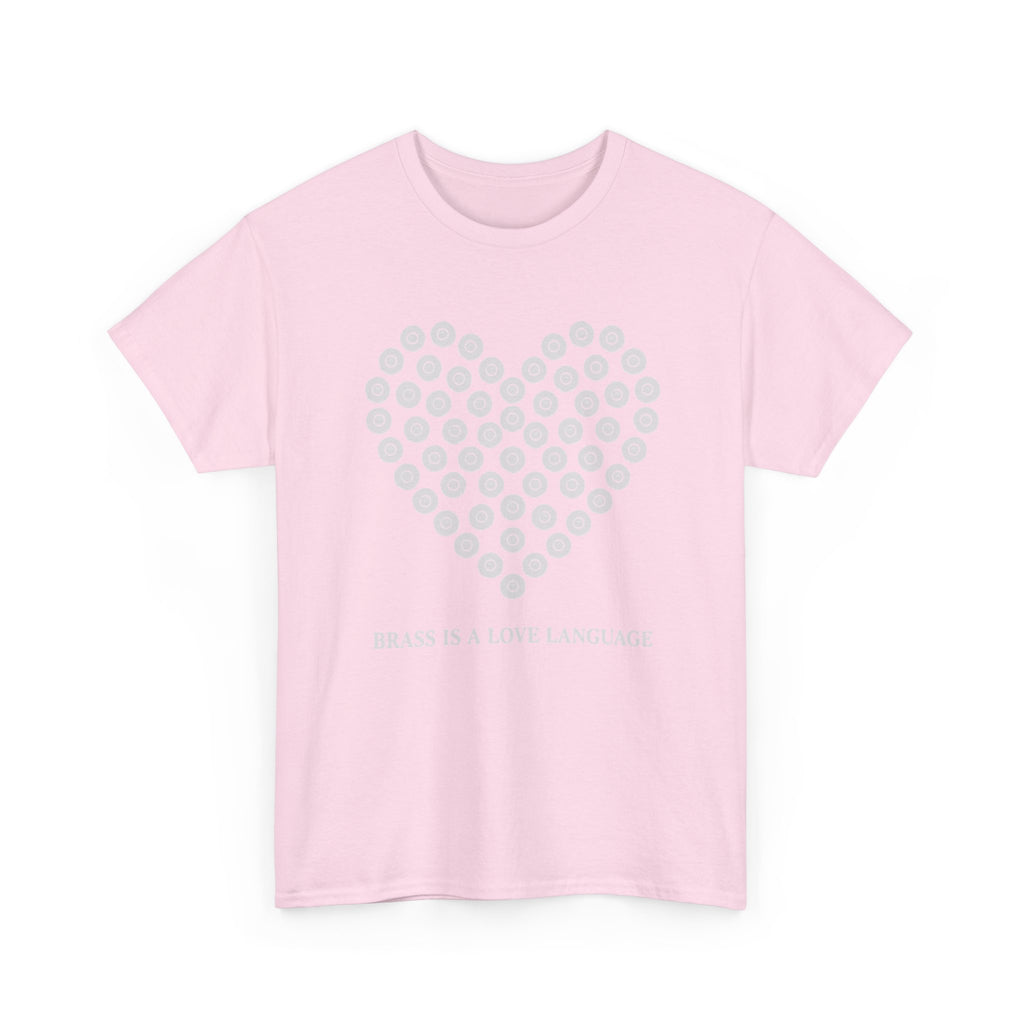 No ShopCo Brass Is A Love Language T-shirt, white front graphic – photo 5