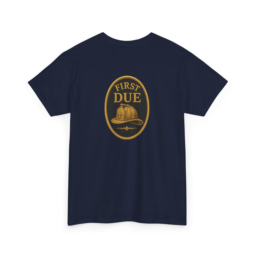 No ShopCo FIRST DUE firefighter T-shirt, white logo – photo 20