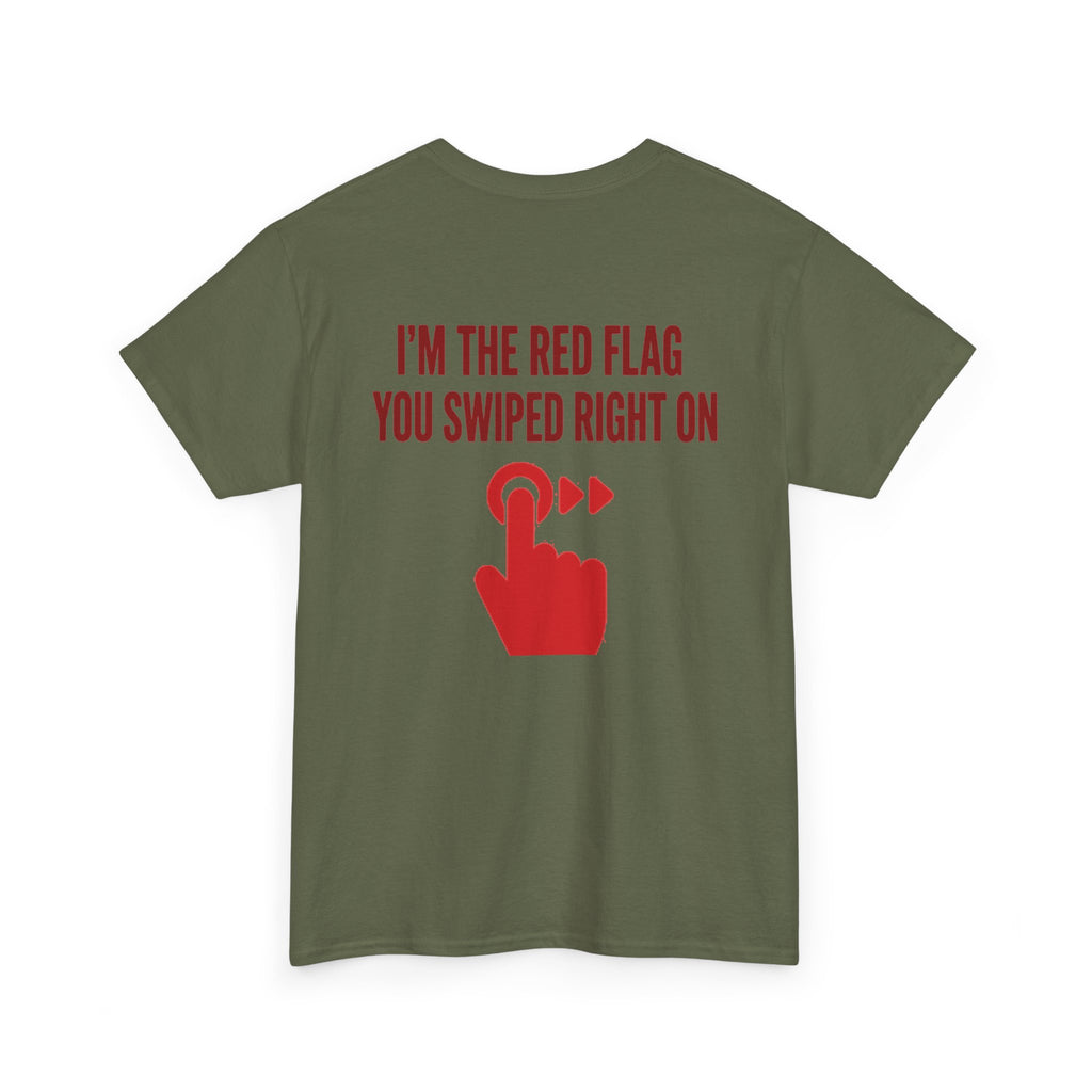 No ShopCo Red Flag T-shirt, red graphic – photo 11
