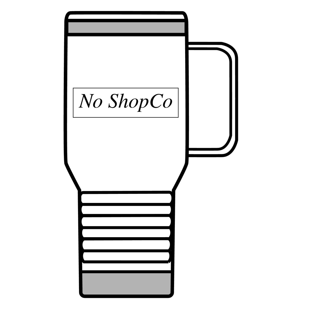 No ShopCo Reboot 20oz insulated stainless steel travel mug