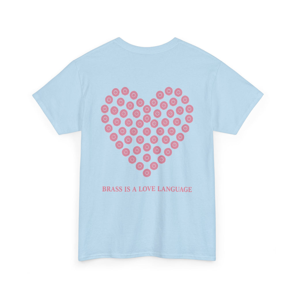 No ShopCo Brass Is A Love Language T-shirt, pink – photo 27