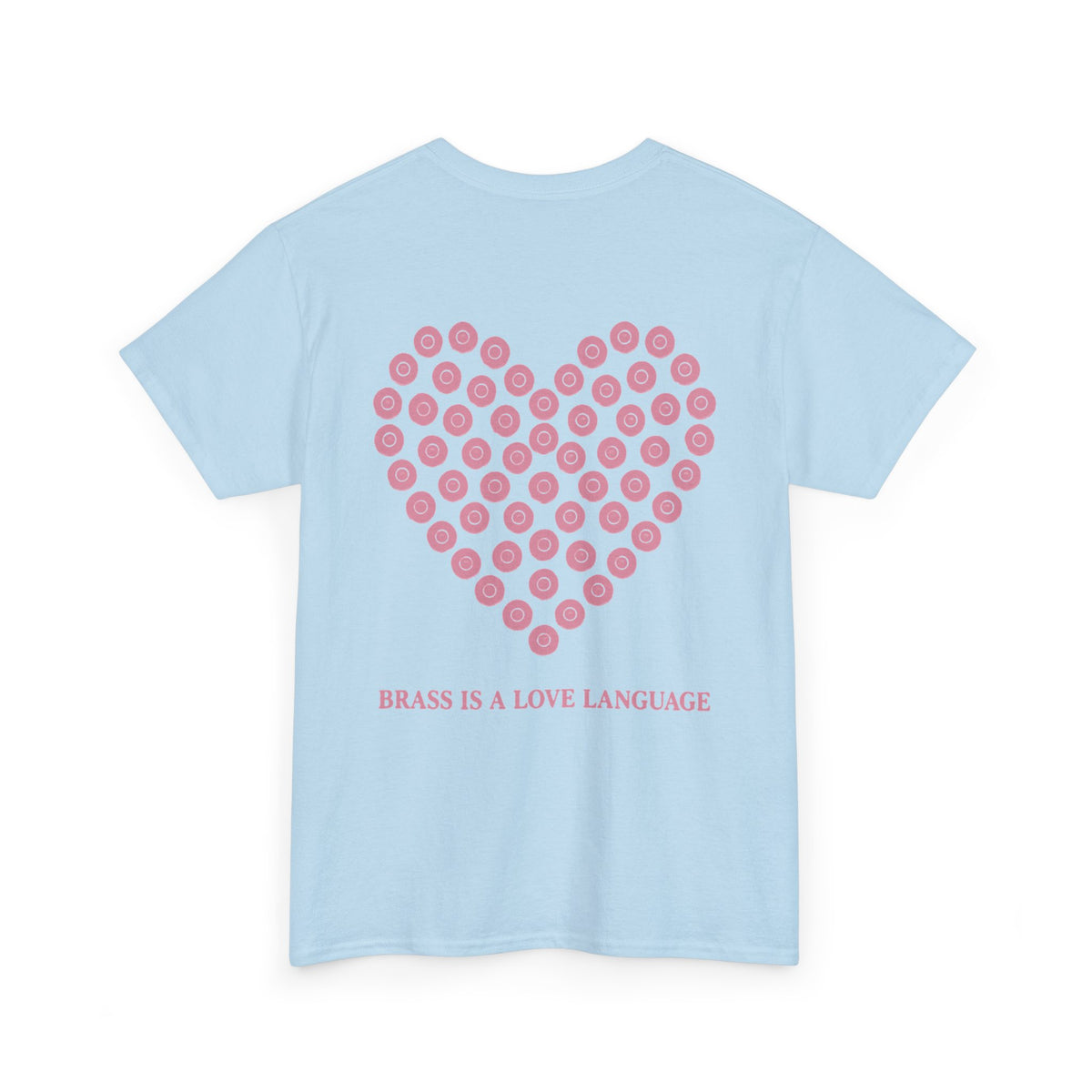No ShopCo Brass Is A Love Language T-shirt, pink – photo 27