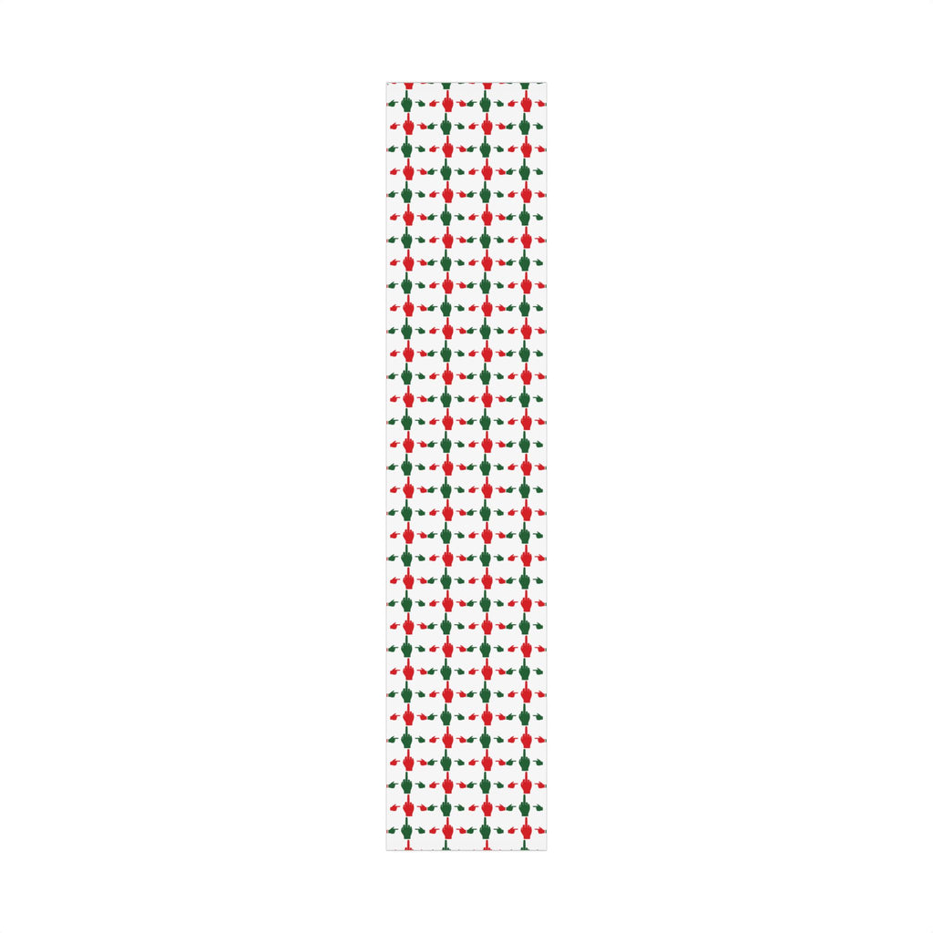 No ShopCo Pointer Finger Christmas gift wrap, white – photo 2