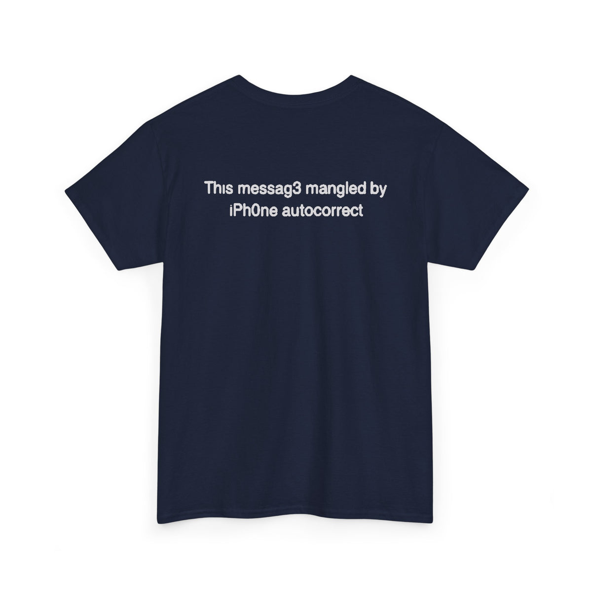 No ShopCo Autocorrect Humor T-shirt, white graphic – photo 14