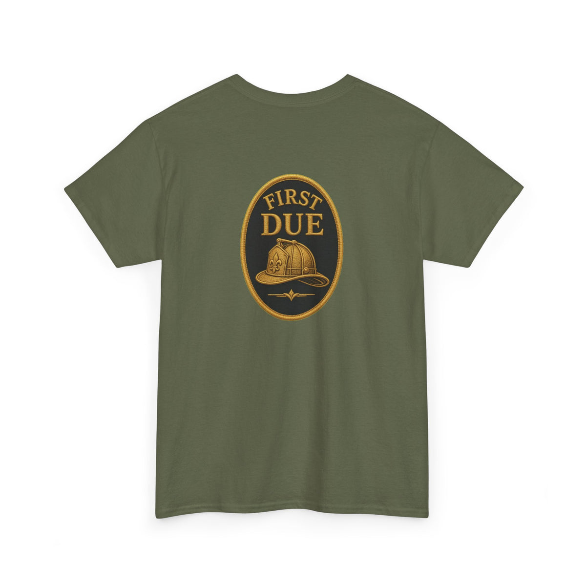 No ShopCo FIRST DUE firefighter T-shirt, white logo – photo 18