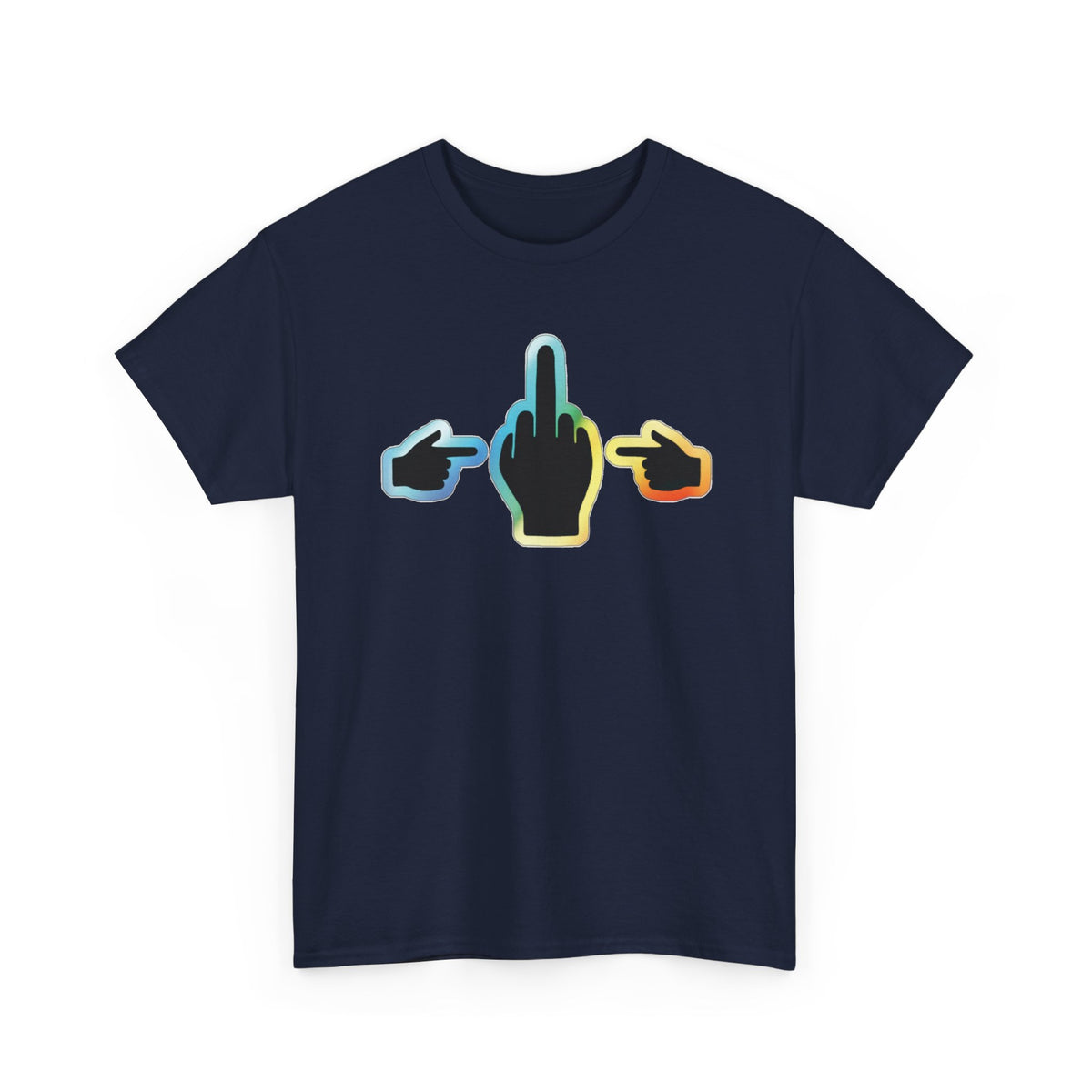 No ShopCo hologram Pointer Finger T-shirt – photo 7