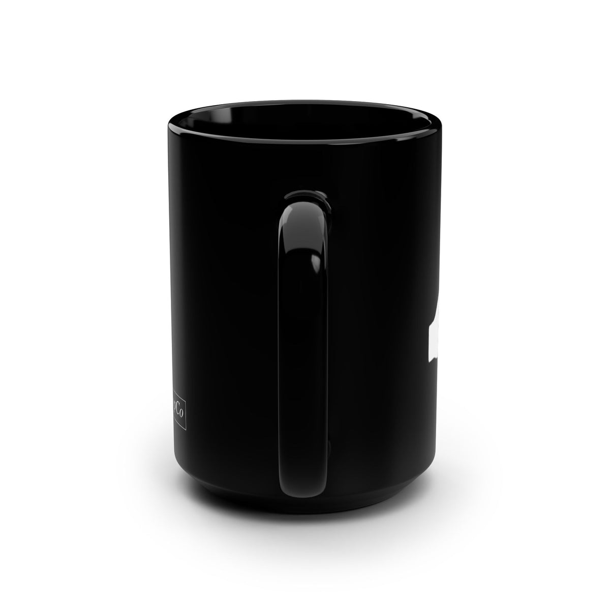 No ShopCo Pointer Finger 15oz black mug, white – photo 3