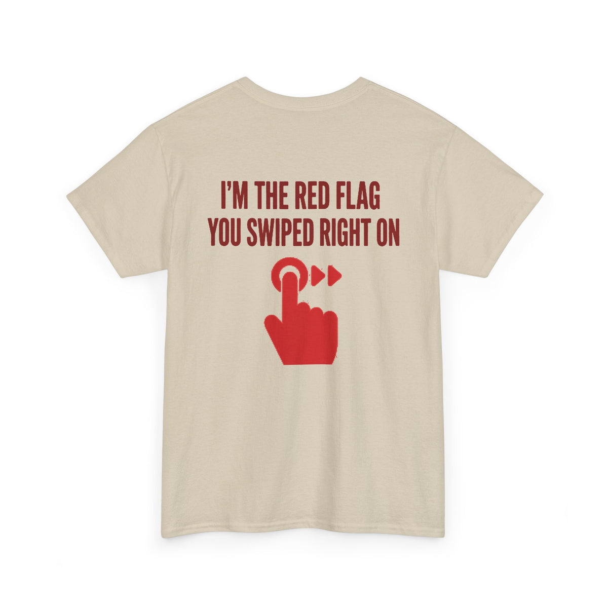No ShopCo Red Flag T-shirt, red graphic – photo 10