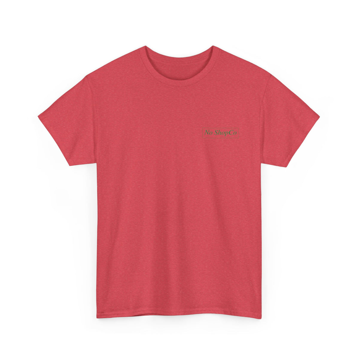 No ShopCo Merry Crisis T-shirt, red & green, green logo – photo 9