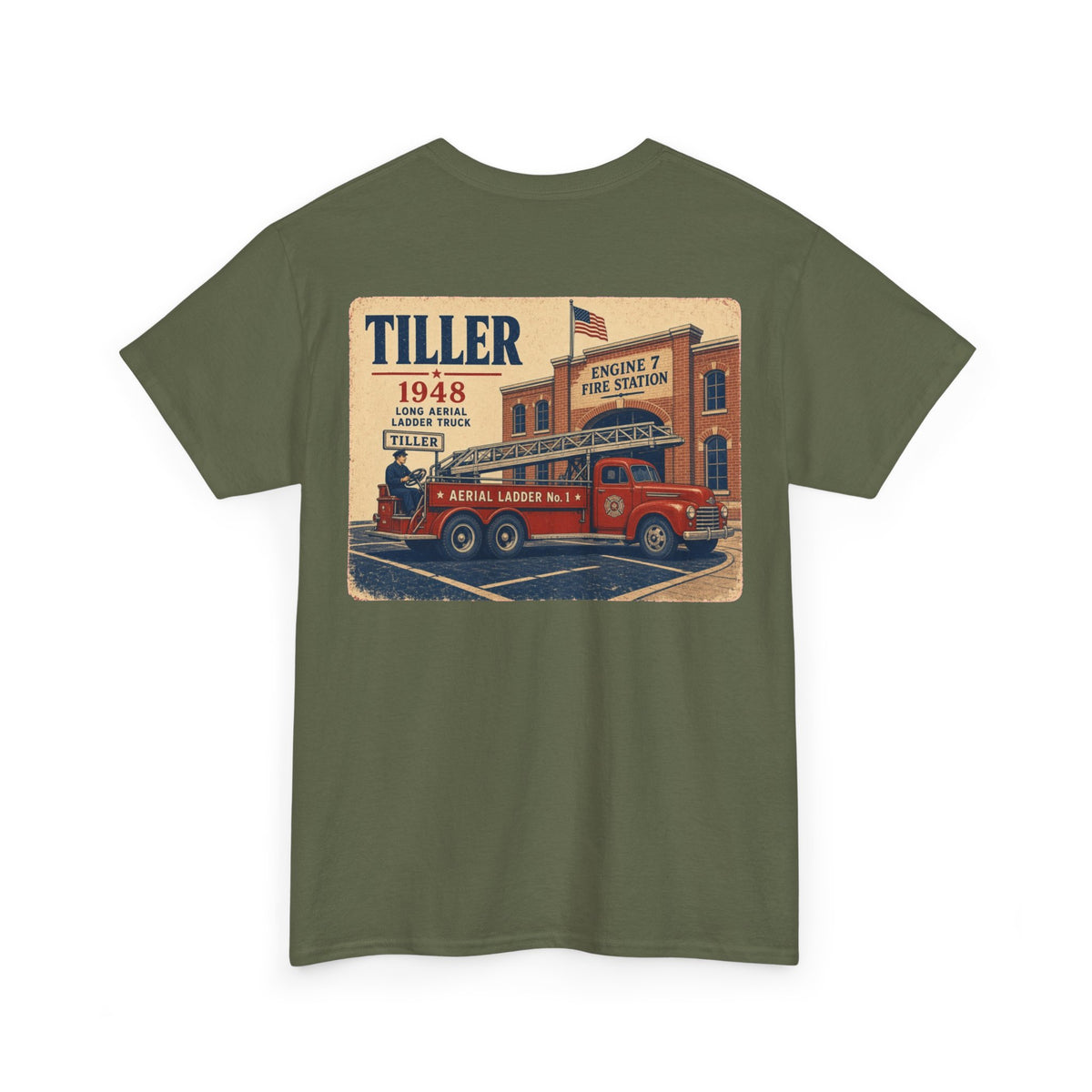 No ShopCo Tiller 48 fire engine T-shirt – photo 16