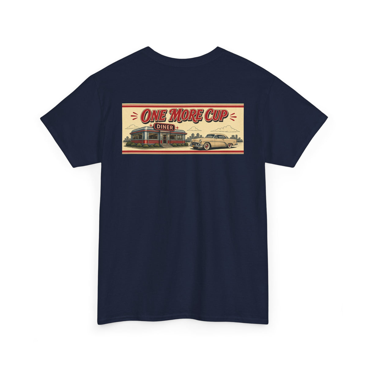 No ShopCo One More Cup retro diner T-shirt – photo 16