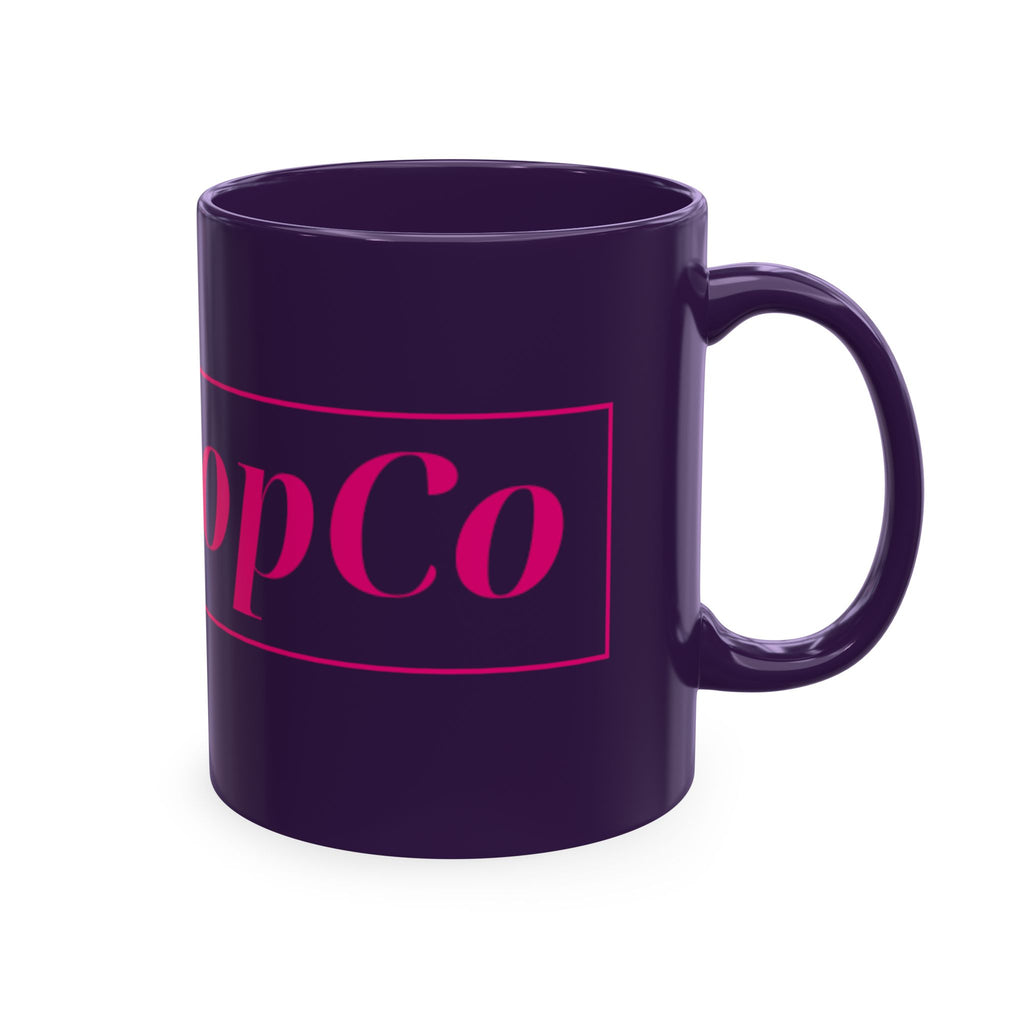No ShopCo Logo 11oz mug, fuchsia logo – photo 38