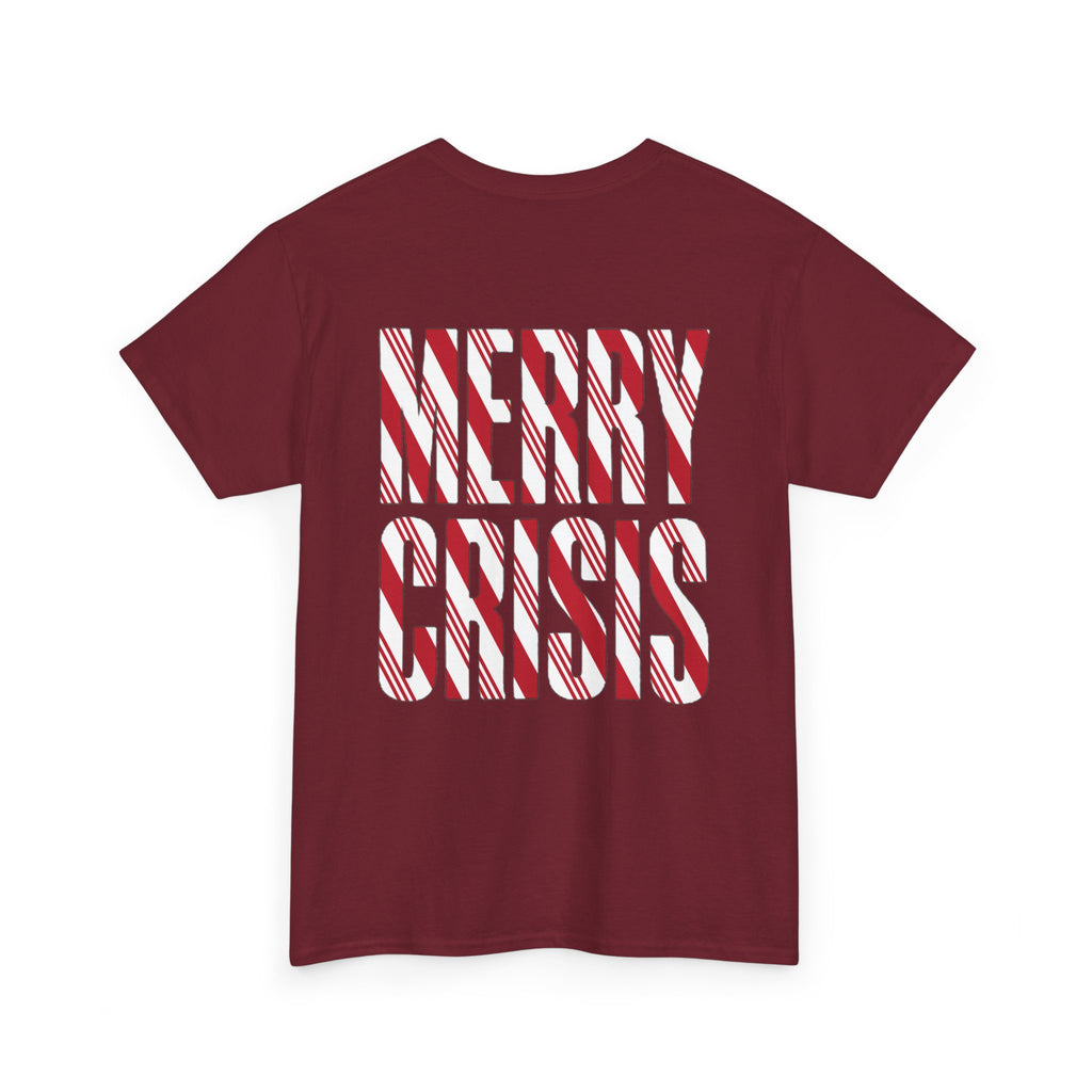 No ShopCo Merry Crisis T-shirt, red & white – photo 26