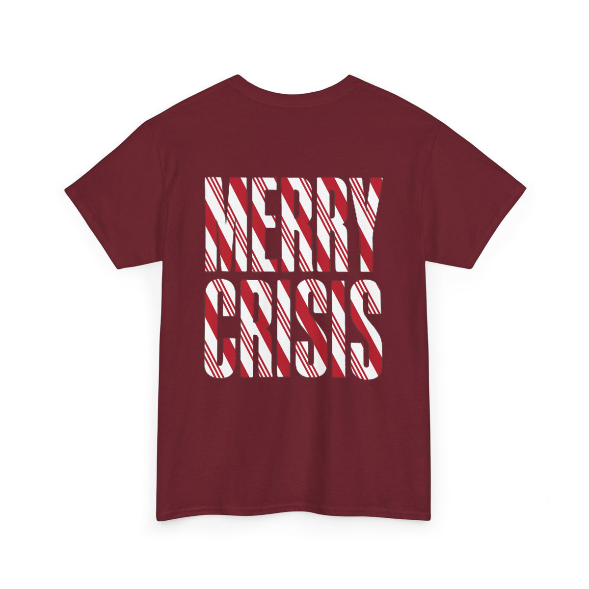 No ShopCo Merry Crisis T-shirt, red & white – photo 26
