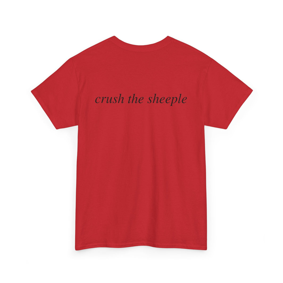 No ShopCo Crush The Sheeple T-shirt, black graphic – photo 2
