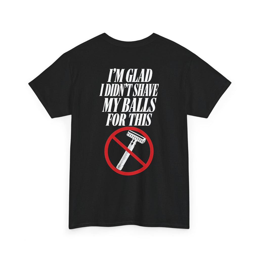 No ShopCo I'm Glad I Didn't Shave T-shirt, white graphic – photo 28