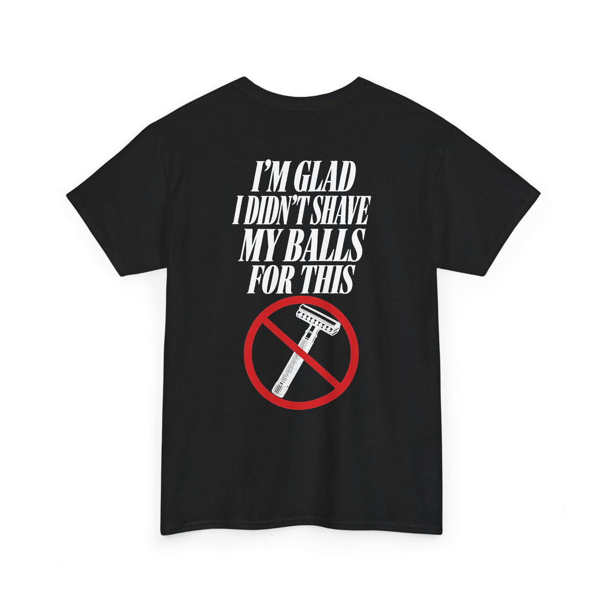 No ShopCo I'm Glad I Didn't Shave T-shirt, white graphic – photo 28